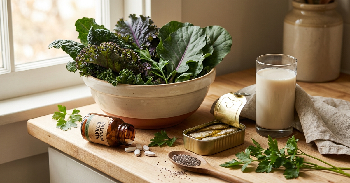 Calcium deficiency in Crohn's disease - calcium-rich foods and supplements for bone health